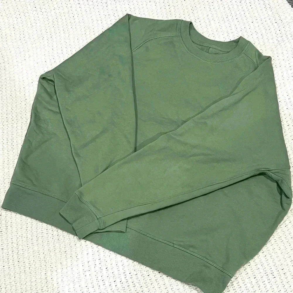 Girlfriend collective Falcon 50/50 Relaxed Fit Sweatshirt size L